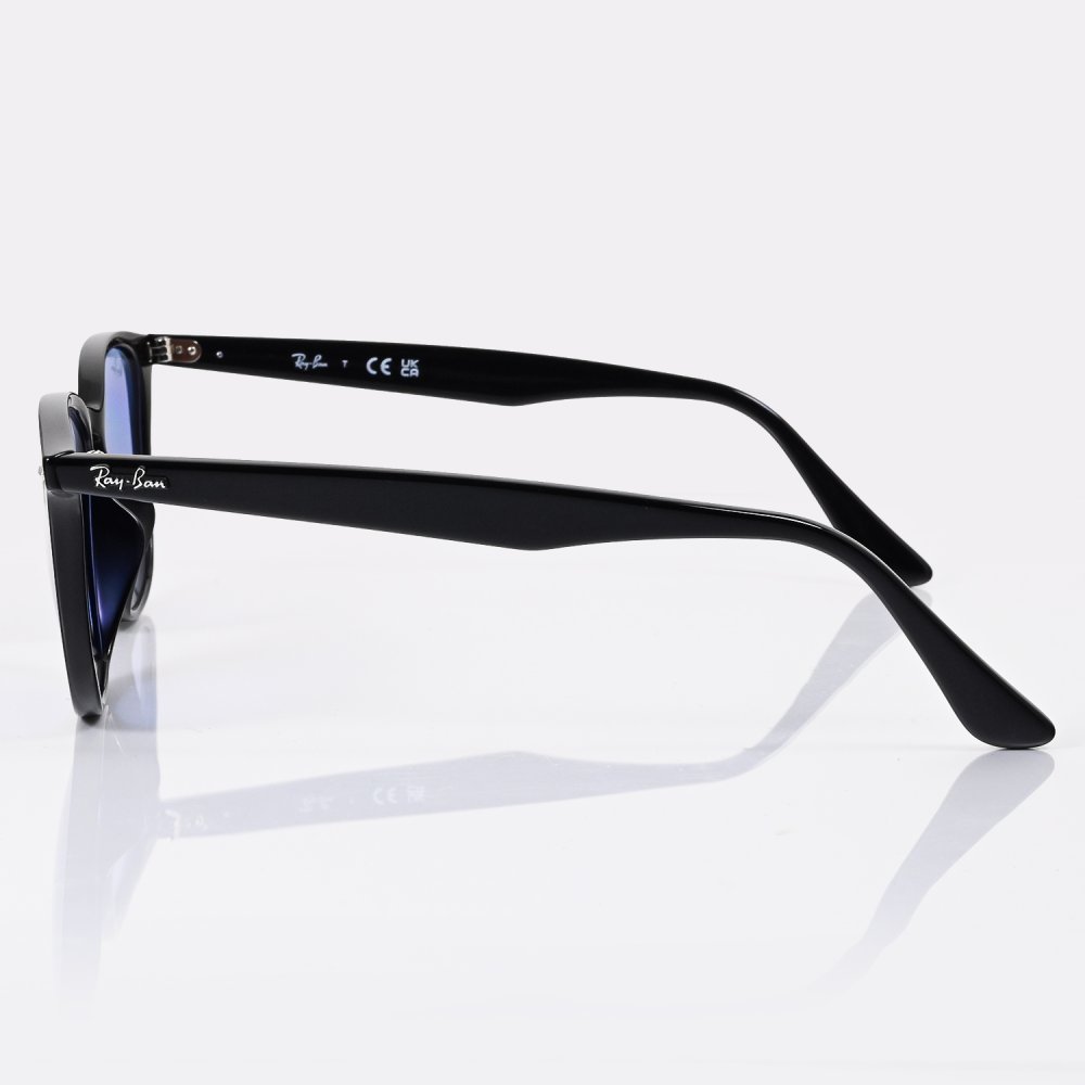レイバン Ray-Ban サングラス 国内正規品 52サイズ ローブリッジフィット アジアンフィット ウェリントン スクエア型 男女兼用 メンズ レディース ブルー RB4258F 601 80 52 20 150 2N 【スペシャルラッピング660円(別売り)】送別会 誕生日 お中元 結婚祝い 結婚式 高級 父の日 母の日 ホワイトデー