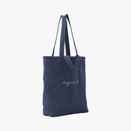【無料ラッピング】 アニエスベー agnes b トートバッグ デニム 2way Paulette リバーシブルブランド 正規品 新品 ギフト プレゼント 人気 おすすめ 誕生日 記念日 クリスマス 送料無料 abb522315
