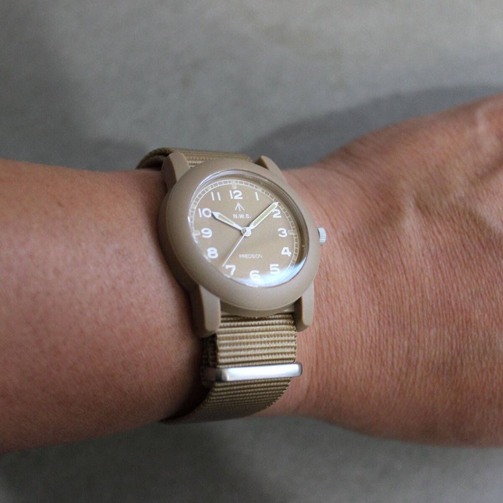 ナバルウォッチ NAVAL WATCH 腕時計 メンズ レディース ミリタリー Camper TYPE ベージュ Mil.-08ca-BE【2026 新作】