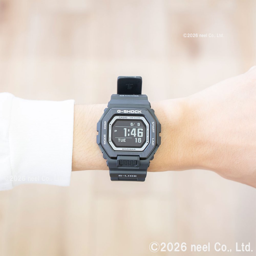 G-SHOCK カシオ G-LIDE Gショック Gライド デジタル SURFRIDER FOUNDATION JAPAN コラボ 限定モデル 腕時計 メンズ CASIO GBX-100SFJ-1JR【2026 新作】