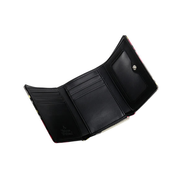 ヴィヴィアンウエストウッド VIVIENNE WESTWOOD 三つ折り財布 折り畳み SMALL FRAME WALLET 51010018-s0012 O101 NEW EXHIBITION TARTAN