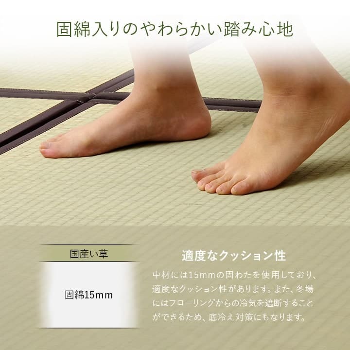 置き畳 半畳 国産 い草 簡単 和室 約82×82cm 6枚組
