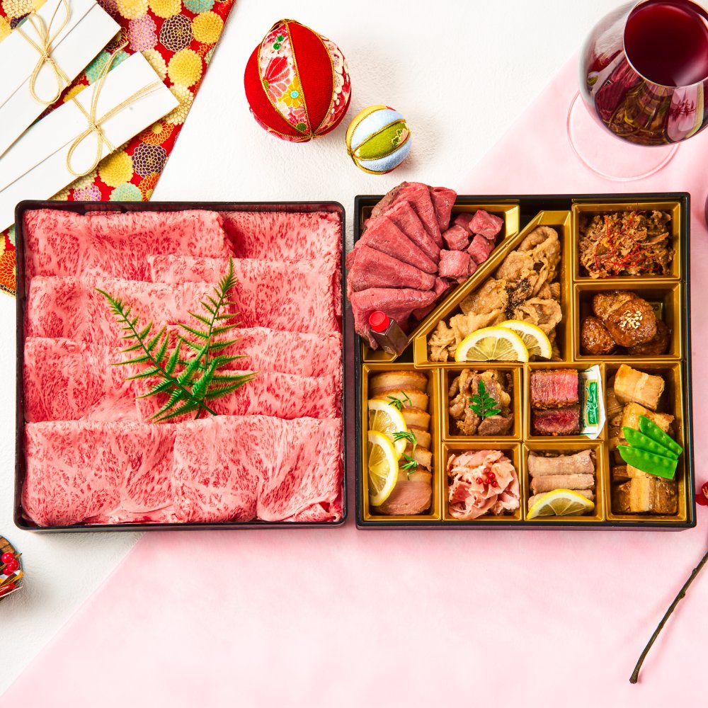 おせち 2027 肉おせち 【極】 2～3人前 2段 冷蔵 【送料無料(一部地域除く】
