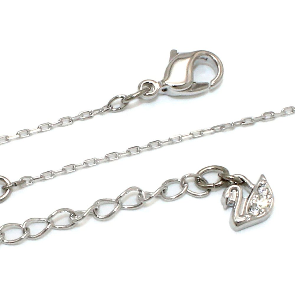 スワロフスキー swarovski ネックレス Una ラウンドカット 5286137 ウナ ペンダント アクセサリー レディース シルバー+ホワイト 海外正規品