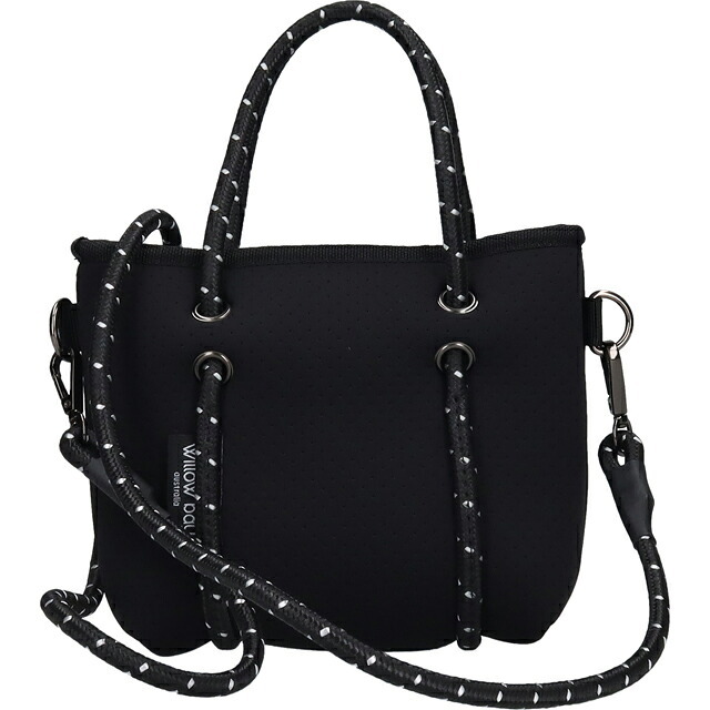 ウィローベイ ショルダーバッグ レディース ブランド WILLOWBAY ブティックタイニー マザーズバッグ  2WAY BLACK