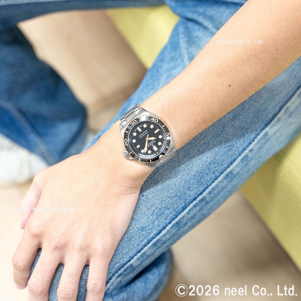 エドックス EDOX ネプチュニアン グランデ リザーブ デイト オートマティック 腕時計 メンズ 自動巻き ダイバーズウォッチ 80801-3NRM-NIR NEPTUNIAN
