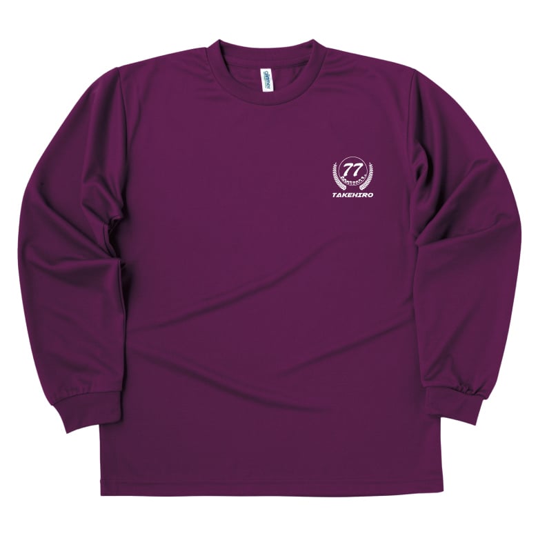 【名入れ】喜寿祝い 長袖 Tシャツ 【ゴルフ A】 ドライTシャツ 77歳のお祝い 誕生日 プレゼント ギフト 男性 女性 メンズ レディース 名入れ無料 お祝い サプライズ 記念品