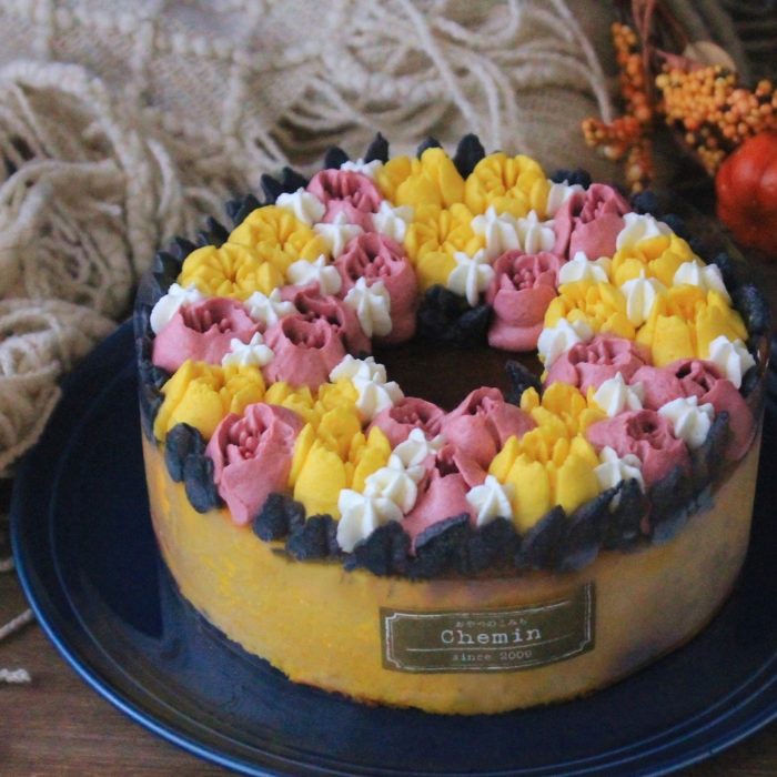 【ハロウィン】パンプキン・バスクチーズケーキ 　4号　5号　6号　チーズケーキ　誕生日　記念日　お祝い　　