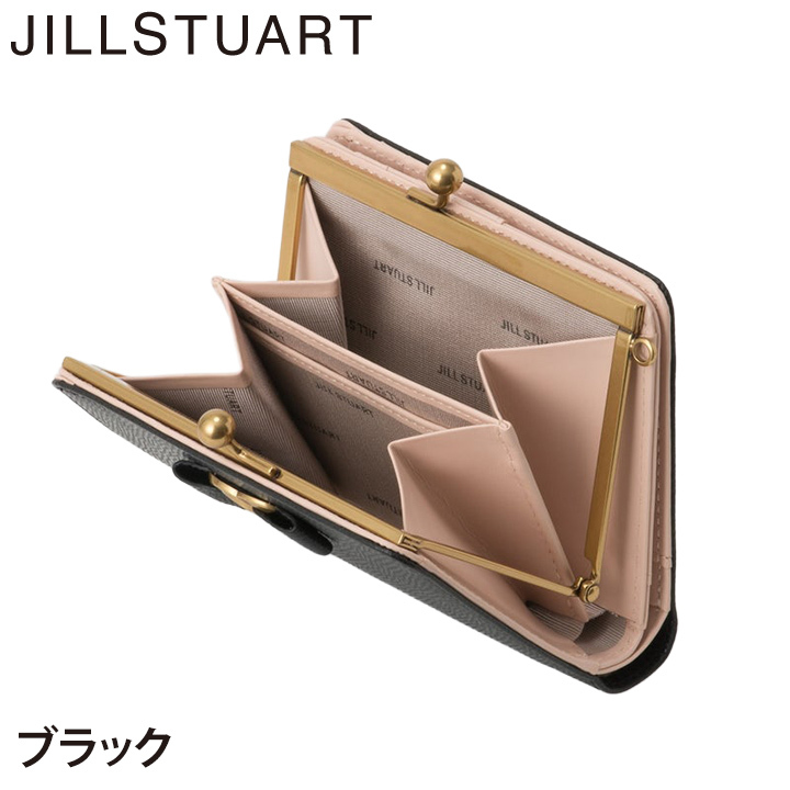 ジル スチュアート 財布 二つ折り レディース 牛革 Honey 口金 リボン ギフト JILL STUART
