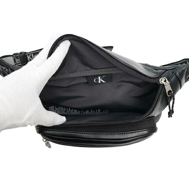 カルバンクライン CALVIN KLEIN BOLD LOGO WEBBING ボディバッグ lv04d3419g-ub1 メンズ BLACK