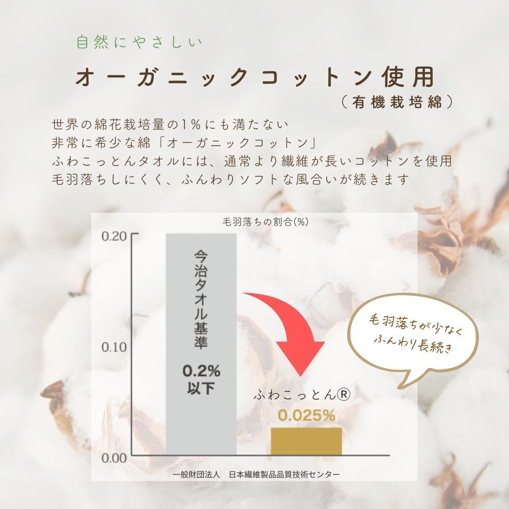 ふわこっとん® プチバスタオル(2枚組) 【日本製】 スーパーゼロ バスタオル 小さめ タオル オーガニックコットン ふんわり やわらかい 敏感肌 キッズタオル 泉州タオル プレゼント ギフト 内祝い ブロンマ Blomma【送料無料】