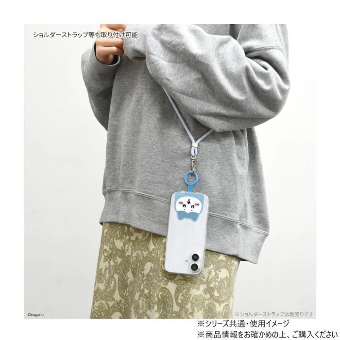 ちいかわ マルチリングプラス A.ちいかわ CK-88A スマホリング ストラップホルダー 落下防止 スマホアクセサリー キャラクター グッズ スマホ フック 持ち手 おしゃれ かわいい アイフォン アンドロイド 通学 通勤