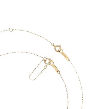 【無料ラッピング】  ヨンドシー 4℃ Spring Collection K10イエローゴールド ネックレス ホワイトトパーズ ブランド 正規品 新品 ギフト プレゼント 人気 おすすめ 誕生日 クリスマス 送料無料