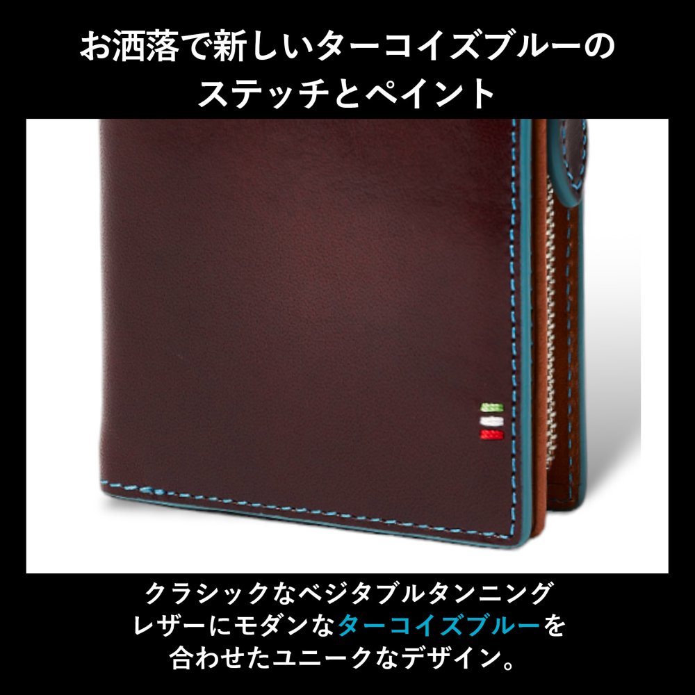 ［ゴルベ］財布 イタリアンレザー L字ファスナー 名入れ無料 送料無料 ギフト