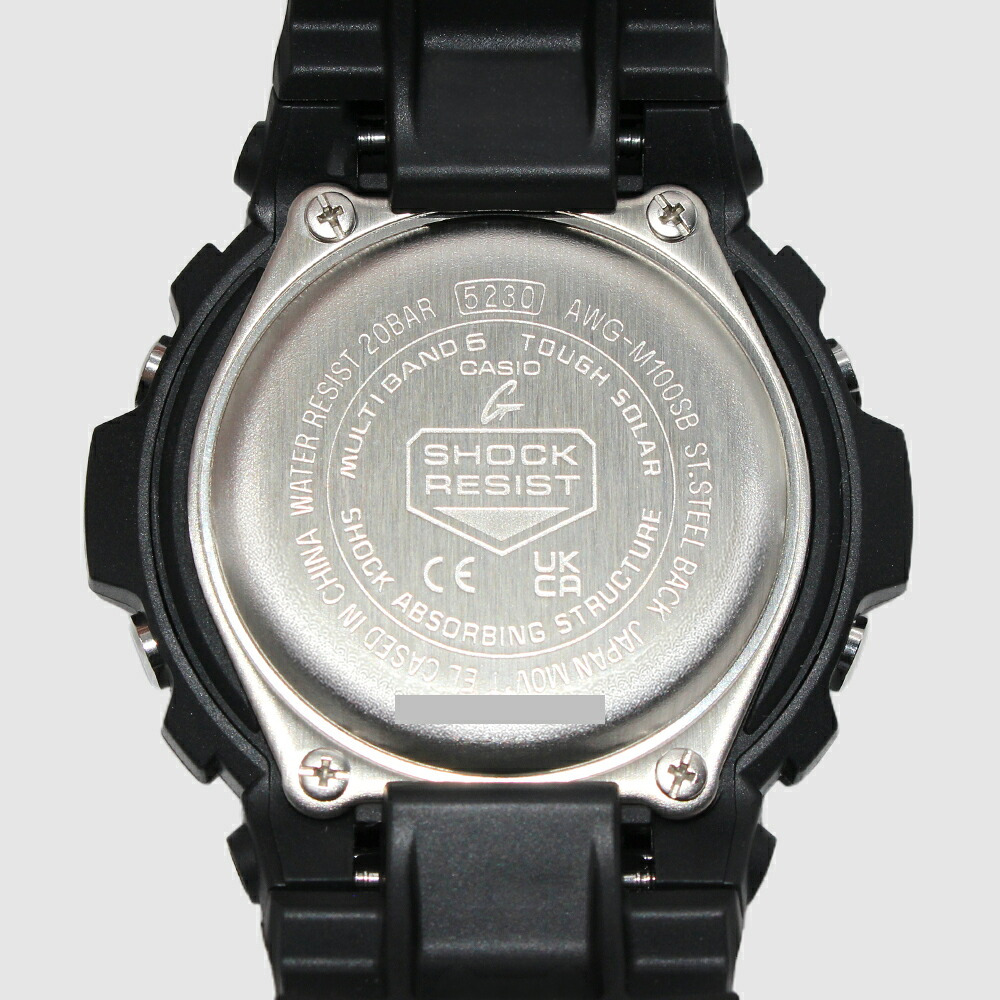 【レビューで延長保証 11年】カシオ CASIO G-SHOCK G-ショック 電波ソーラー AWG-M100SB-2A ANALOG-DIGITAL M100 SERIES ネイビー ブラック メンズ デジタル 腕時計 ギフト プレゼント【海外正規品】送料無料