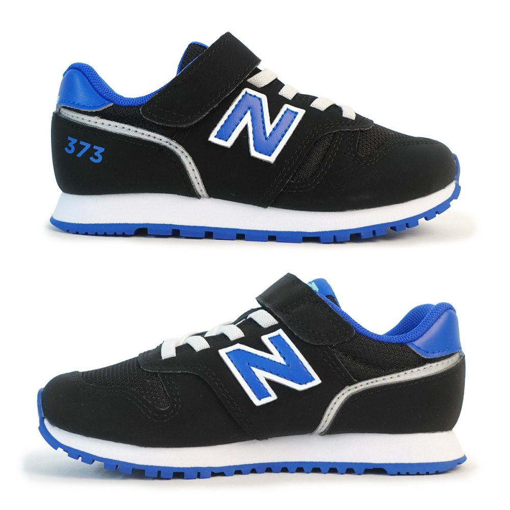 ニューバランス new balance 373 スニーカー 子供靴 キッズ シューズ 運動靴 靴 男の子 普段履き NB Y373 1S0 M ブラック/ブルー