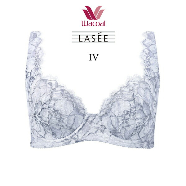 ワコール LASEE ラゼ  脇をやさしくおさえるブラ BFA411 3/4カップ D・Eカップ【セール】