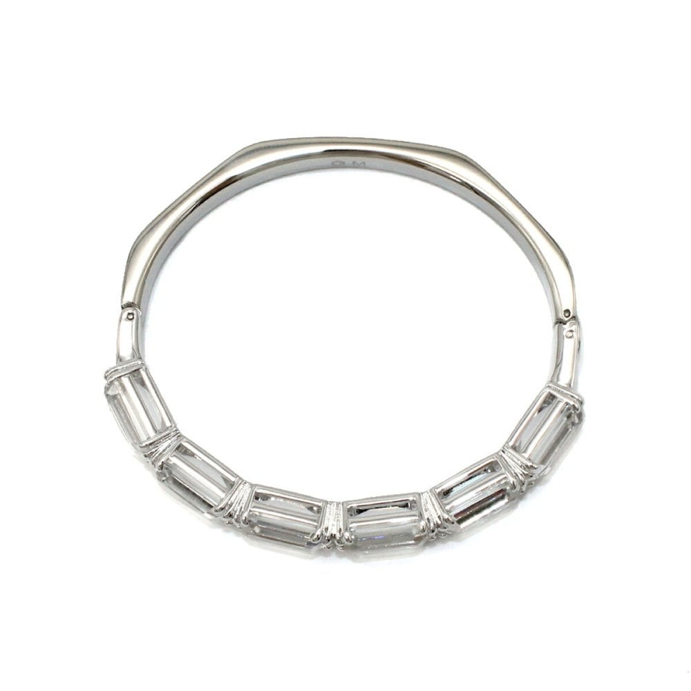 スワロフスキー swarovski ブレスレット バングル Millenia 5696321 S ミレニア アクセサリー レディース シルバー+ ホワイト 海外正規品