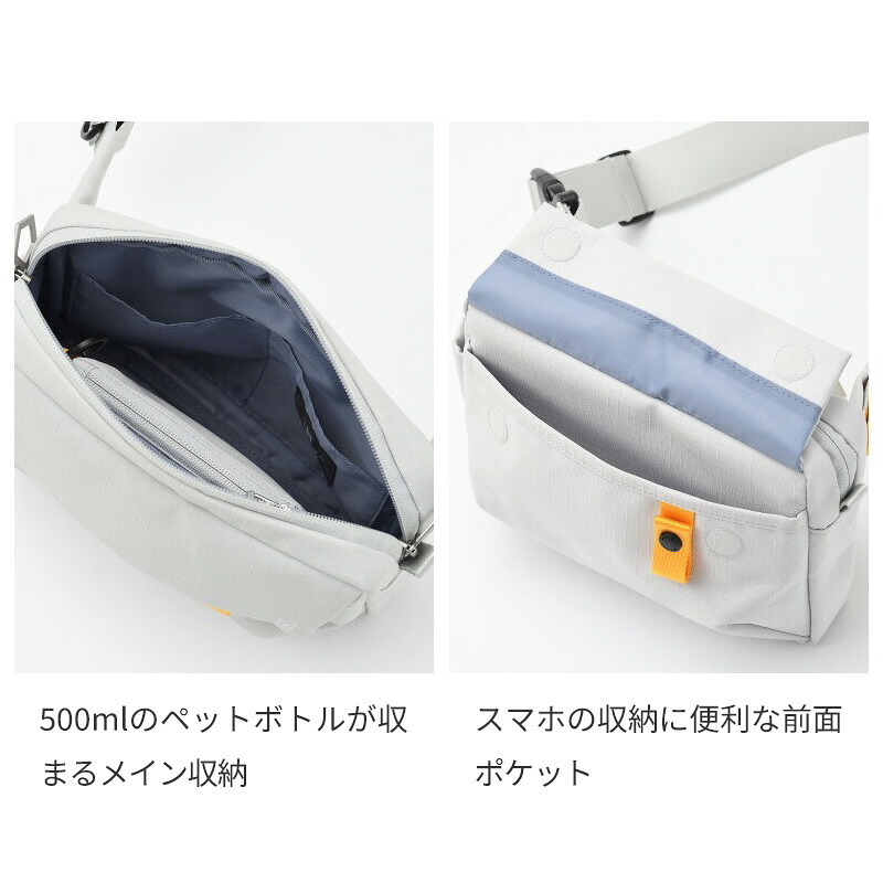【正規販売】MILESTO ミレスト Hutte ヒュッテ MLS980 ボディバッグ 2WAY ショルダーバッグ ウエストバッグ 旅行バッグ 軽量 旅行 肩掛け ブラック グレー サコッシュ ギフト プレゼント メンズ レディース ブランド グッドデザイン賞 スクエア 誕生日