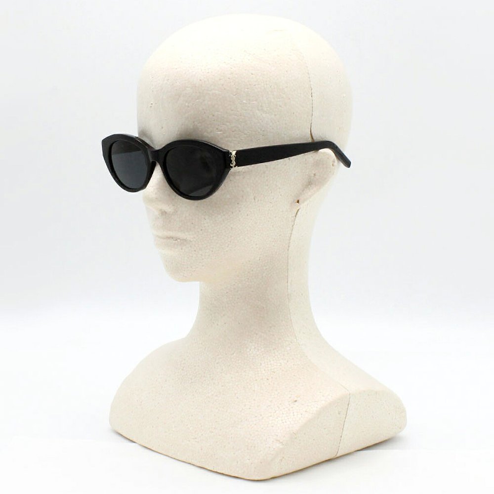 サンローラン Saint Laurent サングラス アジアンフィット UVカット アイウェア キャットアイ フォックス SL M148/F-001 メンズ レディース ユニセックス ブラック 国内正規品