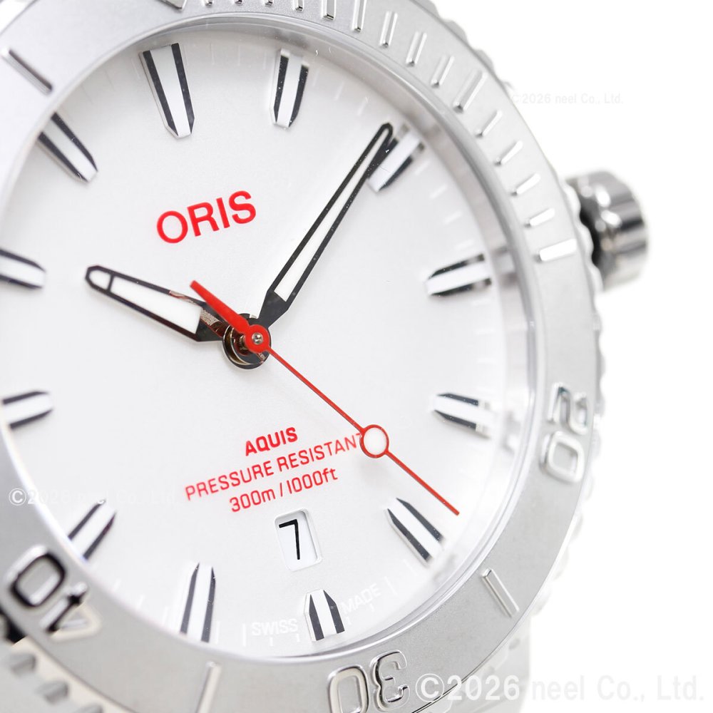 オリス ORIS アクイス ジャパンリミテッドエディション AQUIS JAPAN LIMITED EDITION 腕時計 自動巻 01 733 7789 4111-Set【2025 新作】