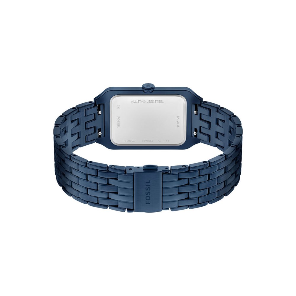 フォッシル FOSSIL 腕時計 レディース RAQUEL 三針 ネイビー ステンレススチールウォッチ ES5479【2026 新作】