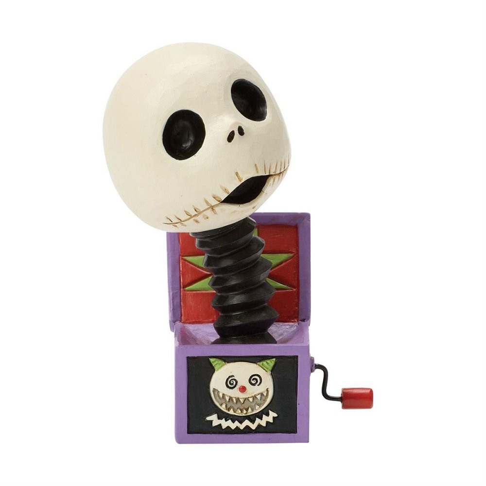 ジャック イン ザ ボックス ミニ 10.2cm ナイトメア ビフォア クリスマス ハロウィン | ディズニー トラディションズ ジムショア グッズ フィギュア 人形 置物 彫刻 Jim Shore 正規輸入品