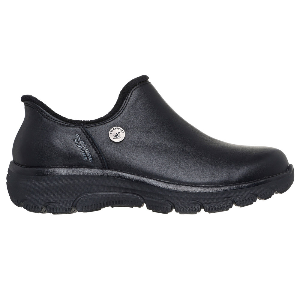 スケッチャーズ スリップインズ レディース 防水 ウォータープルーフ イージー ゴーイング ウィンター ウィンド SKECHERS Slip-ins ブーツ レザー スエード ハンズフリー ノーマル幅 169158
