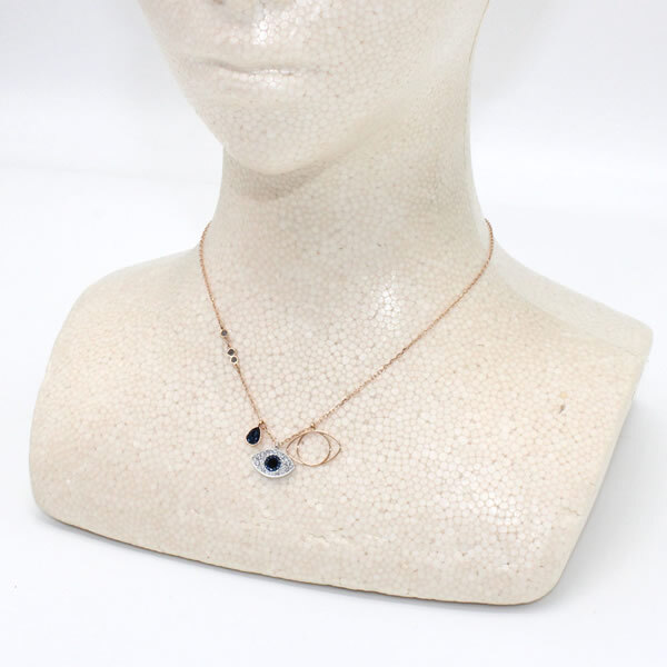 SWAROVSKI スワロフスキー ネックレス 5190033 Evil Eye アクセサリー ローズゴールド レディース