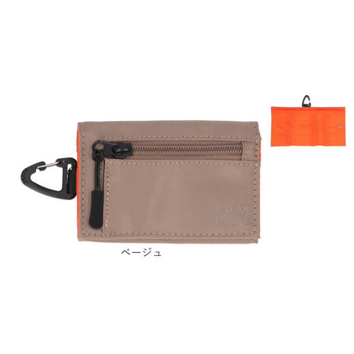 LRM コンパクト財布 三つ折り CMN-1249 通販 ミニ財布 三つ折り財布 三つ折財布 財布 お財布 さいふ サイフ ウォレット レディース メンズ おしゃれ ブランド かわいい 小さめ はっ水 撥水 カード入れ 小銭入れ オシャレ