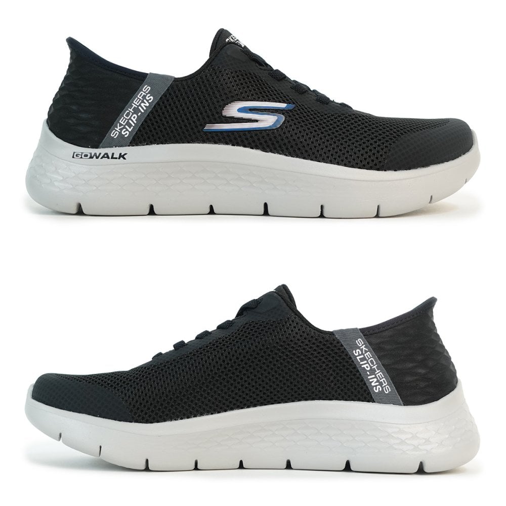 SKECHERS スケッチャーズ スニーカー スリップインズ ゴーウォーク フレックス ハンズ アップ 216324WW BKGY ブラック/グレー エクストラワイド 幅広
