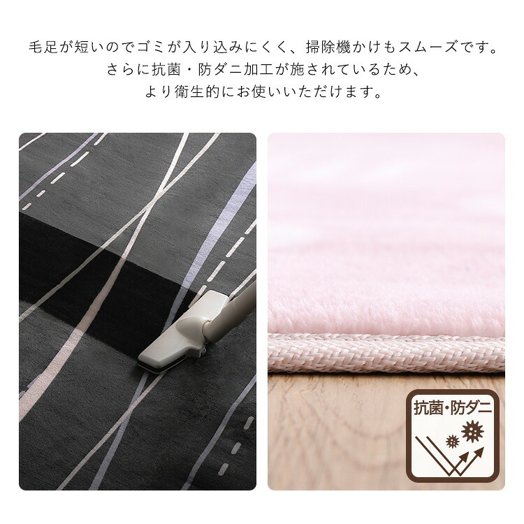 ラグ カーペット 洗えるデザイン玄関マット 45×65cm 【ヴィタム2-Witam2-】
