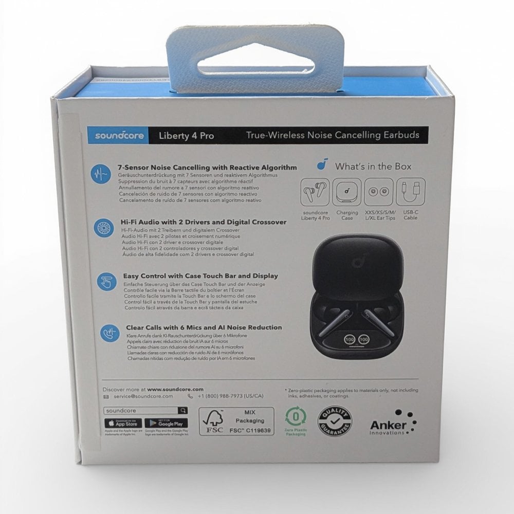 【ラッピング無料】Anker Soundcore Liberty 4 Pro A3954ZF1 ワイヤレスイヤホン 完全ワイヤレス Bluetooth 5.3 ノイズキャンセリング LDAC ハイレゾ 3Dオーディオ マルチポイント ギフト 誕生日 プレゼント ガジェット