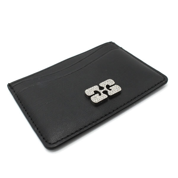 GANNI ガニー カードケース A6392-099 Bou Card Holder カードホルダー ブラック