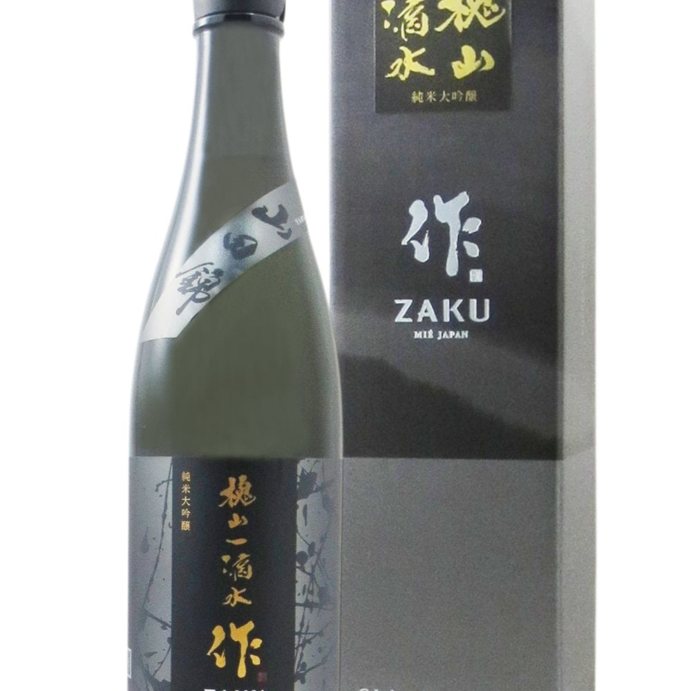 作  ( ざく )  純米大吟醸　槐山一滴水 ( かいざんいってきすい )  山田錦 750ml / 三重県 清水清三郎商店【 日本酒 】【 専用化粧箱付き 】【 6152 】【 ハロウィン 贈り物 ギフト プレゼント 誕生日 結婚のお祝い 】