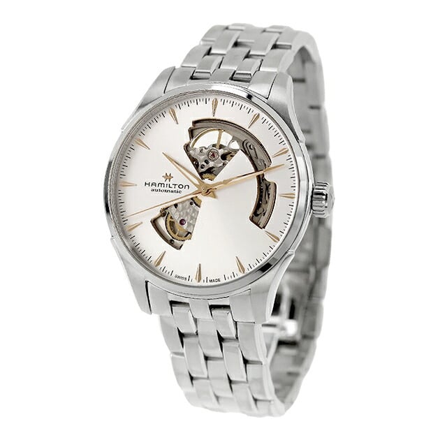 ハミルトン ジャズマスター オープンハート オート 40mm 自動巻き 腕時計 ブランド メンズ オープンハート HAMILTON JAZZMASTER H32675151