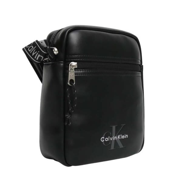 カルバンクライン CALVIN KLEIN ショルダーバッグ BOLD LOGO WEBBING REPORTER lv04d3418g-ub1 ブラック BLACK
