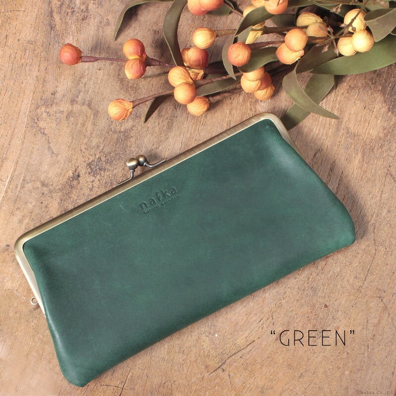 長財布 がま口財布 ロングウォレット レディース スリム 薄い 本革 モストロレザー 牛革 ブランド シンプル 日本製 母の日 クリスマス クリスマスプレゼント