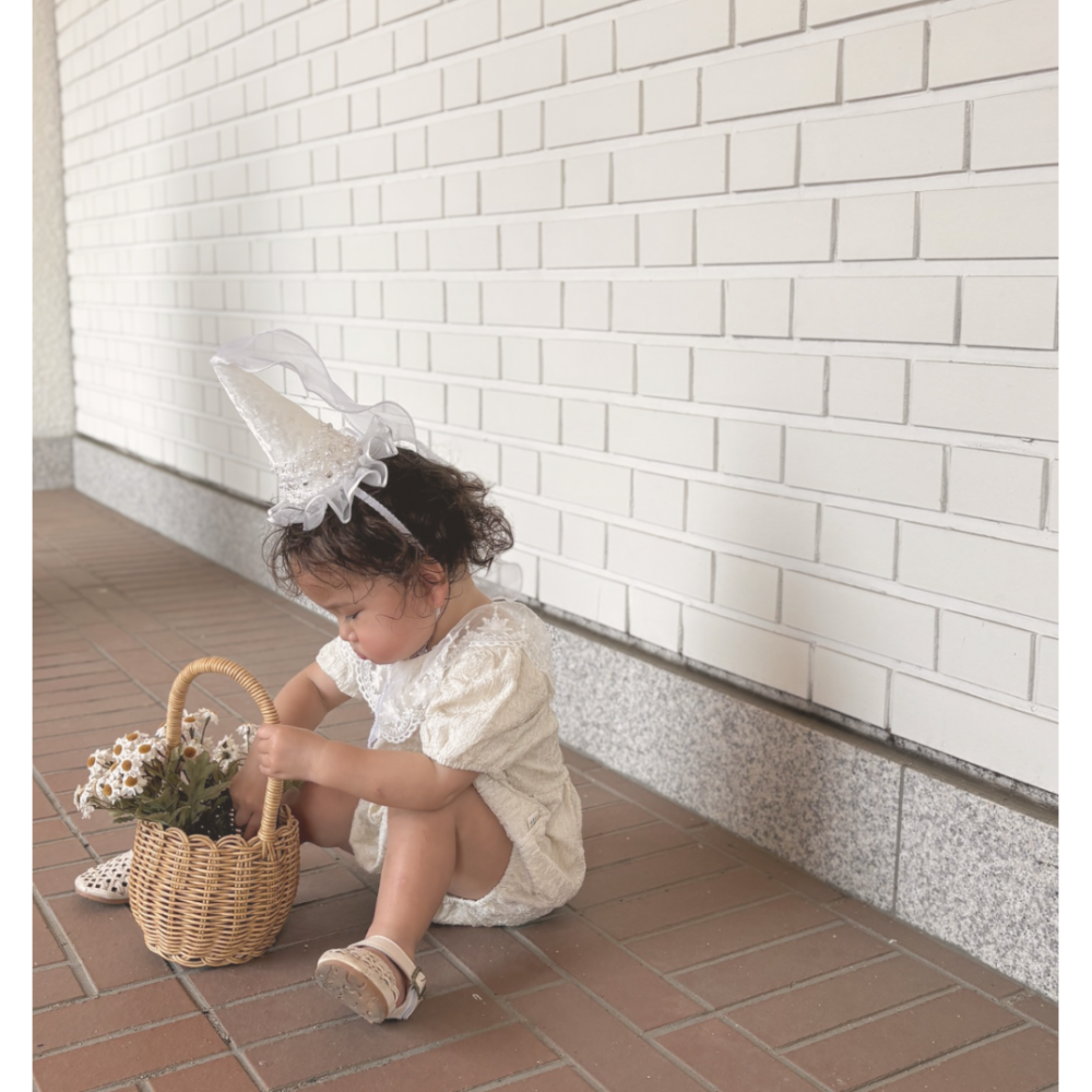 Frill chiffon rompers【誕生日】【１歳】 ロンパース 記念日 ギフト プレゼント