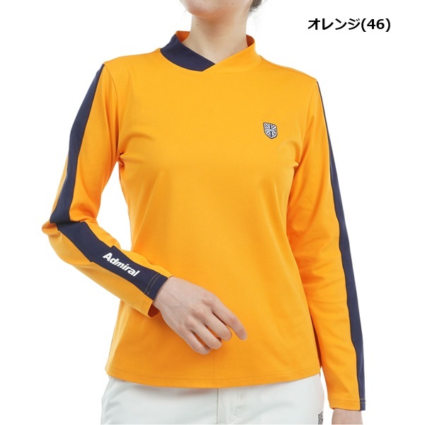 アドミラル ゴルフ レディース ストレッチロングスリーブ モックネックシャツ ADMIRAL GOLF ADLA456 秋冬モデル お誕生日祝い お祝い 記念品 30代 40代 50代 60代 母の日 お母さん 還暦祝い 敬老の日 彼女 人気プレゼント プレゼント