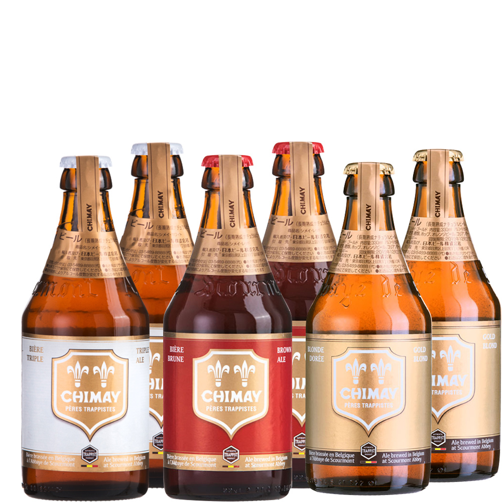 ビールギフト 飲み比べ 6本セット【無料 ラッピング メッセージカード】 有名 ベルギー クラフトビール 「シメイ」ホワイト レッド ゴールド 330ml 3種 詰め合わせ CHIMAY トラピストビール 地ビール のし対応 ギフト箱付 内祝い お返し 会社 取引先 上司 50代 60代 70代 80代 送料無料