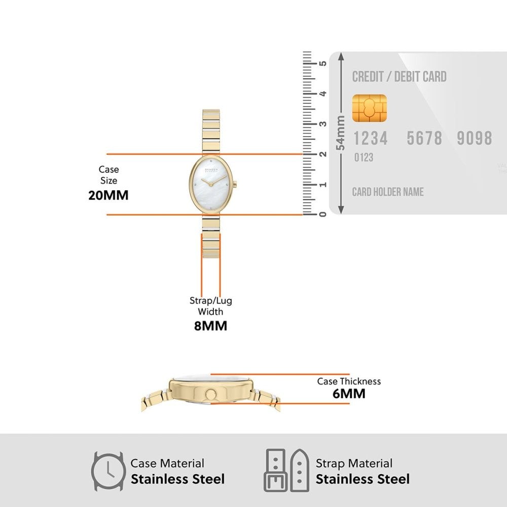 スカーゲン SKAGEN 腕時計 レディース 二針 ANITA OVAL ツートーン  SKW3183【2026 新作】
