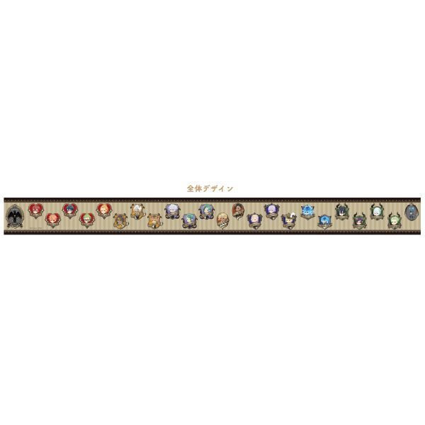ディズニー ツイステッドワンダーランド YOJOテープ ツイステ シール 文具 養生テープ イエロー グッズ