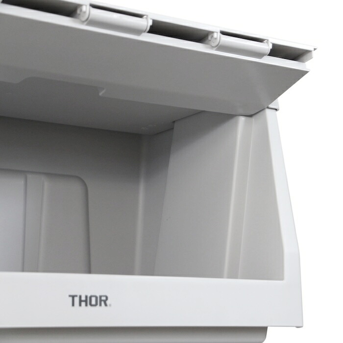 THOR ソー スタッキングシェルフコンテナ 50L セット 大容量 前開き 収納ボックス 米国TRUST社 コンテナ 収納棚 スタッキング 積み重ね 耐荷重120kg 全5色 衣類収納 押し入れ キャンプ アウトドア 車載 ガレージ 防災