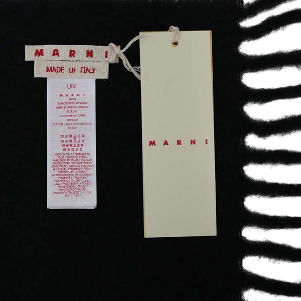 マルニ MARNI マフラー scmc0059y0-utw918-00n99 レディース BLACK