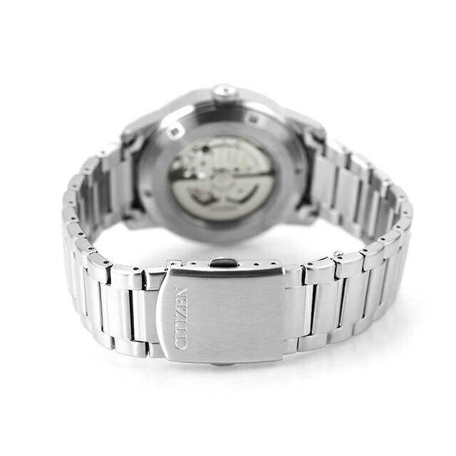 シチズン コレクション メカニカル 自動巻き 腕時計 ブランド メンズ オープンハート CITIZEN COLLECTION NH9150-52L アナログ ブルー