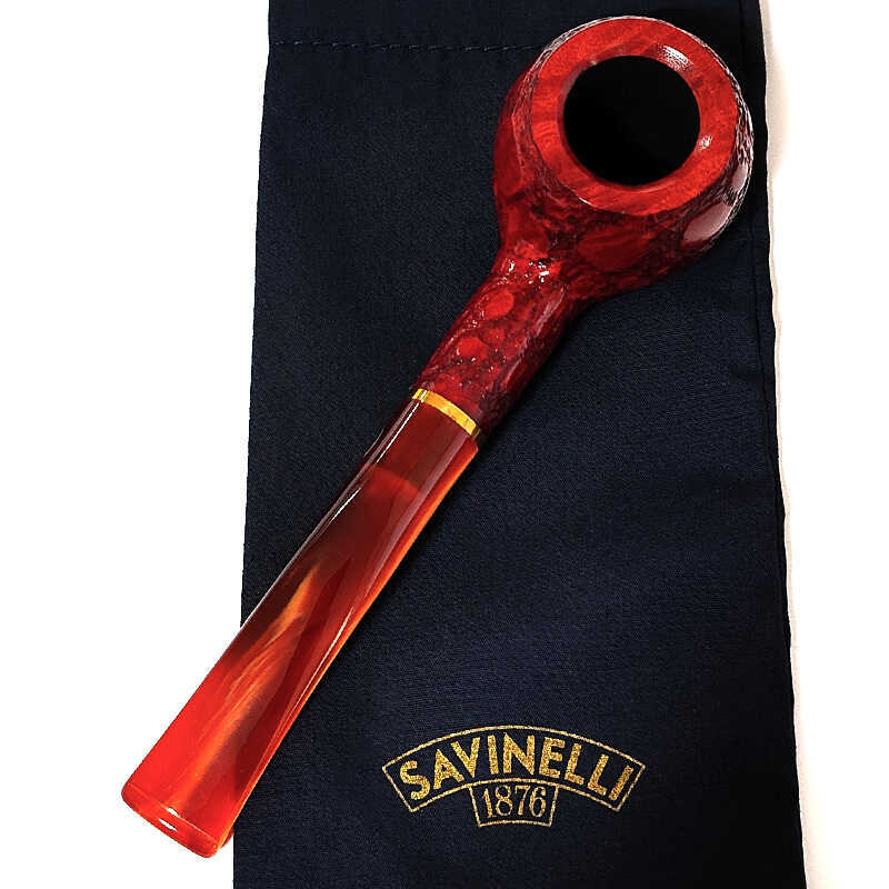 パイプ サビネリ レッド アリゲーター 喫煙具 プリンス ラスティック 9mmフィルター ブラウン パイプ本体 SAVINELLI 高級 鰐 プレゼント ギフト かっこいい おしゃれ メンズ