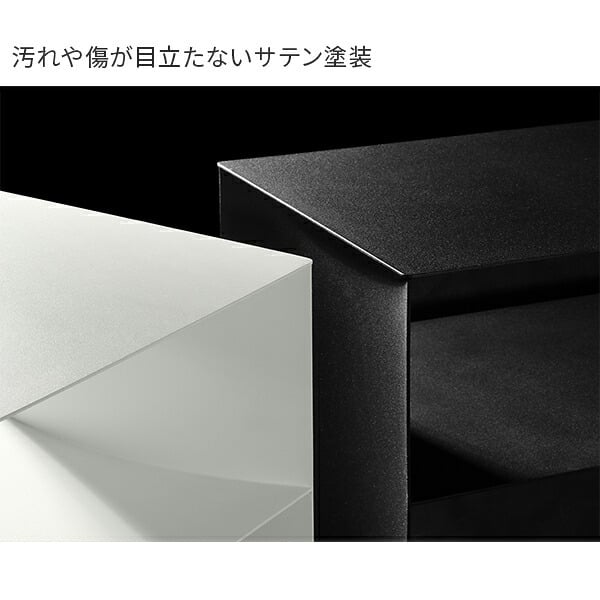 WALL デバイスワゴン A2対応 SEVENSTAND セブンスタンド 大型DVDレコーダー BDレコーダー PS5 プレステ5 PS4 収納 収納家具 サイド収納 収納ボックス 配線整理 コードカバー付き スチール製 WALLシリーズ テレワーク