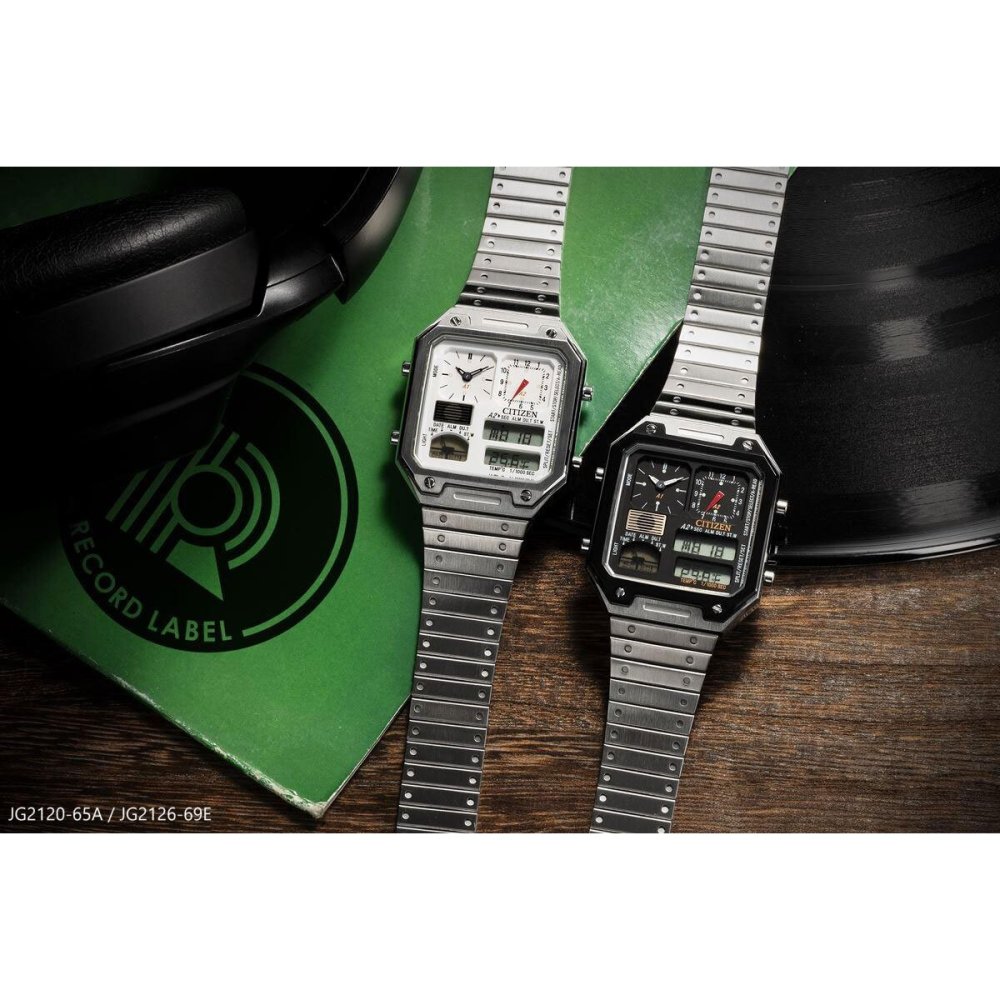 シチズン レコードレーベル RECORD LABEL JG2126-69E サーモセンサー 特定店取扱いモデル 腕時計 メンズ レディース CITIZEN THERMO SENSOR ブラック