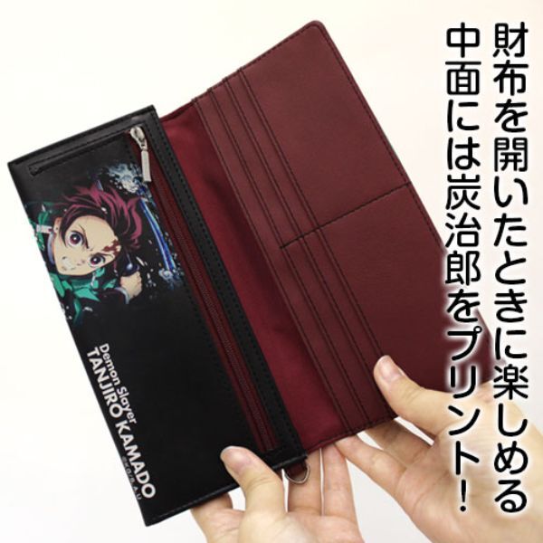 鬼滅の刃 炭治郎  竈門炭治郎 フルカラーウォレット 長財布 グリーン   COSPA